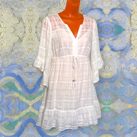 White House Black Market Dresses & Skirts - White House Black Market Baby Doll 3 Pc. All Cotton Dress